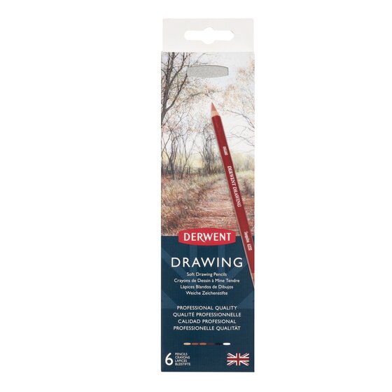 Derwent Drawing Pencil 6 Tin