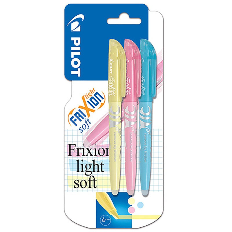 Frixion Light Soft Erasable Highlighter Triple Pack