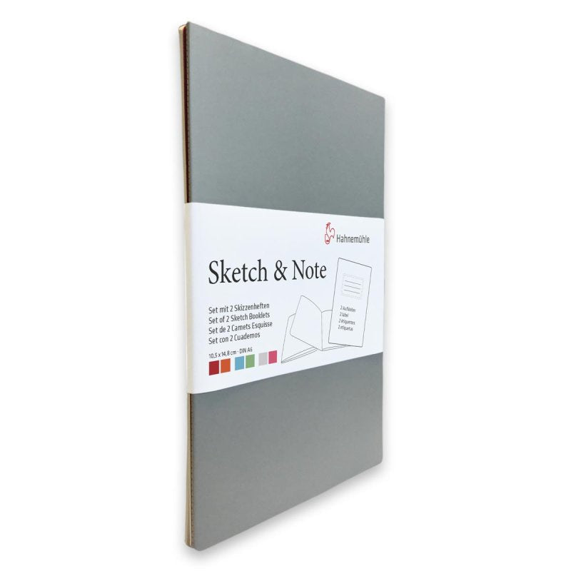 Hahnemuehle Sketch and Note 125gsm 20 Sheets Grey and Pink 2pk