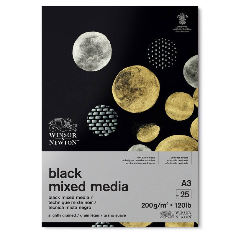 Mixed Media Pad Black - A3