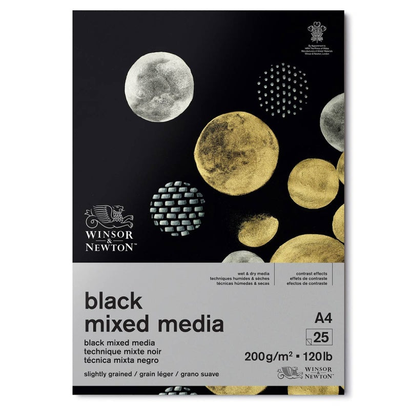 Mixed Media Pad Black - A4