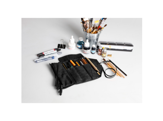 RHODIA Touch Artists' 2 in 1 Sleeve Roll - Black