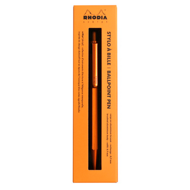 Rhodia ScRipt refillable ballpoint pen, Orange - Orange