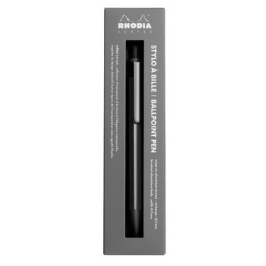 Rhodia ScRipt refillable ballpoint pen, silver - Silver