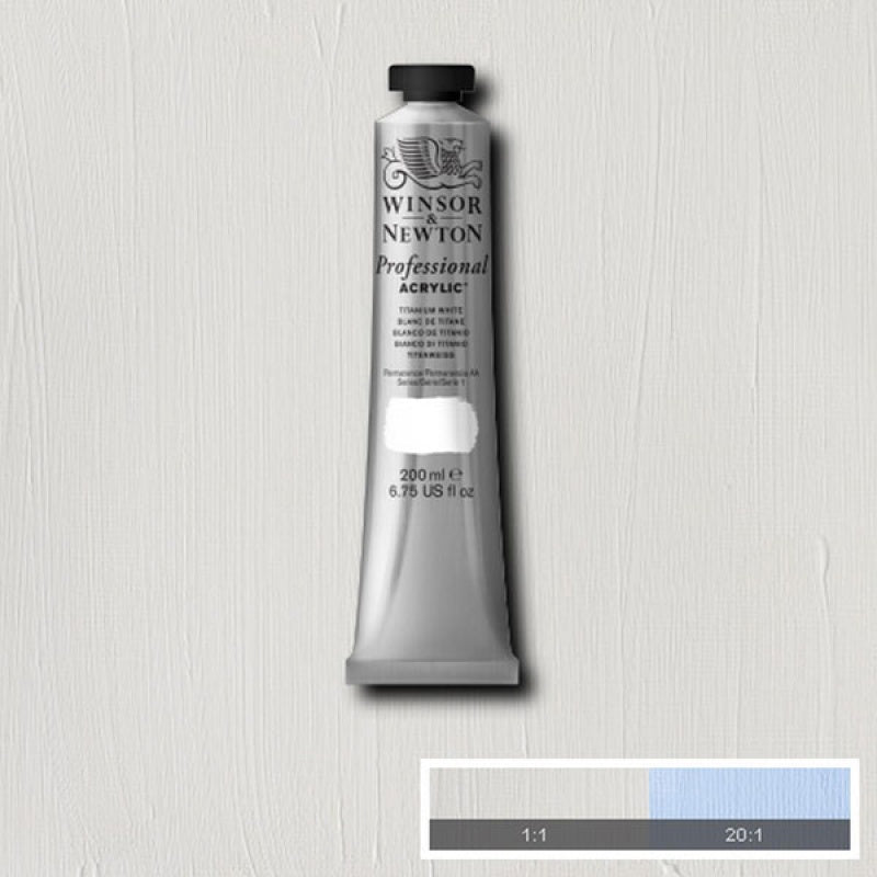 Professional Acrylic 200ml Titianium White