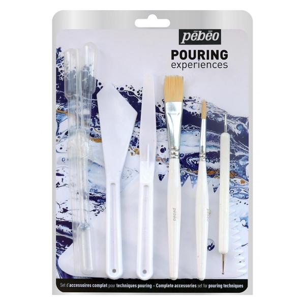 Pebeo Accessories For Pouring Experiences - 11 Piece Set