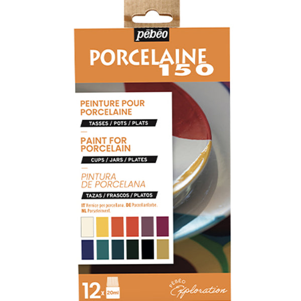 Porcelaine 150 Glossy Explorer Set - 20x12 Ceramic paint