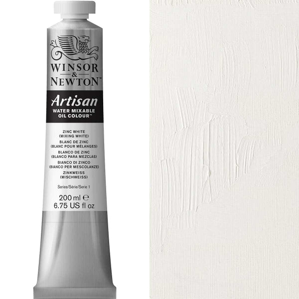 Artisan Water Mixable Oil Paint 200ml Zinc mixing White
