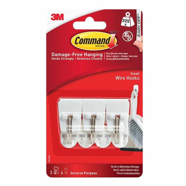 3M Command Small Wire Hooks Set of 3