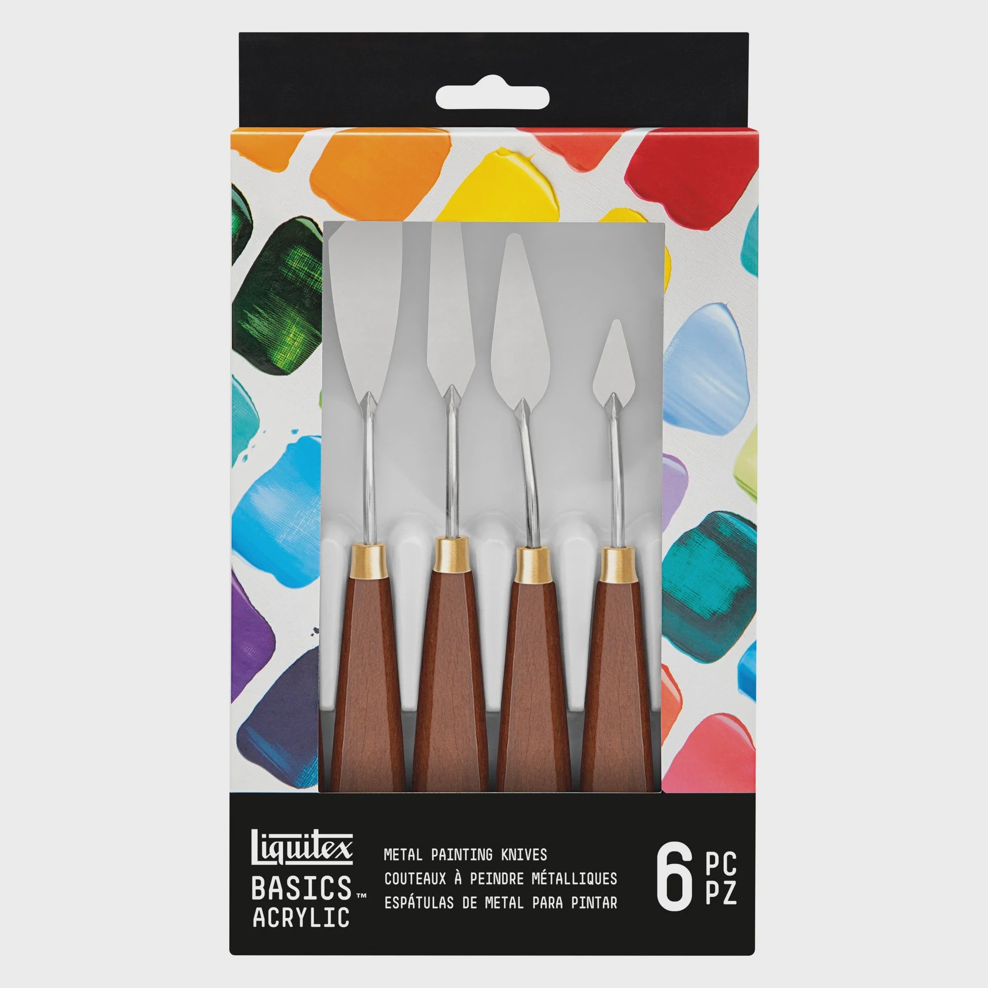 Liquitex Basics Metal Painting Knives Set of 6