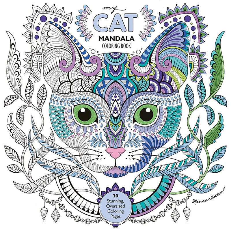 My Cat Mandala Coloring Book  by Marica Zottino