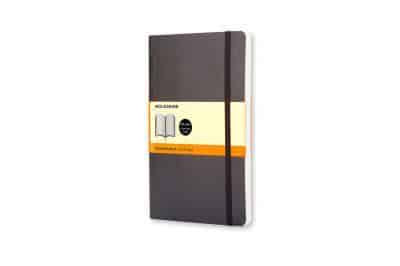 Moleskine Classic Notebook - Large Ruled Notebook Soft Cover - Black