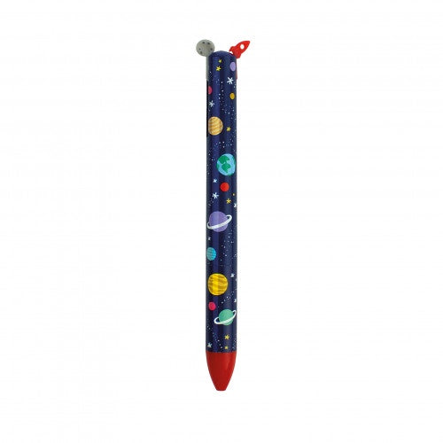 Two-Colour Ballpoint Pen - Click&Clack Kit - Space