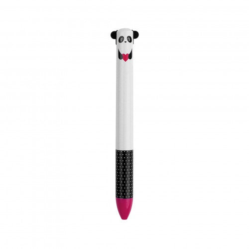 Two-Colour Ballpoint Pen - Click&Clack - Panda