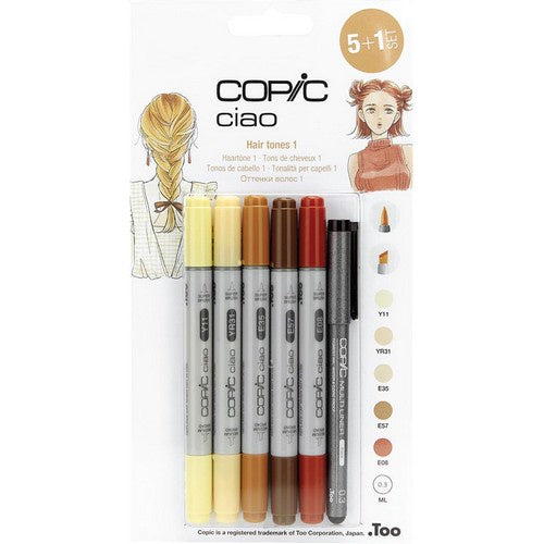 Copic Ciao 5+1 Set Hair 1
