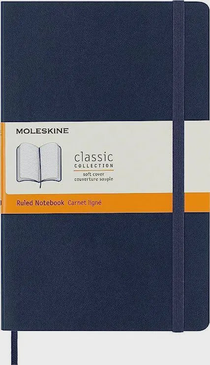 Moleskine Classic - Sapphire Blue / Large / Soft Cover / Ruled
