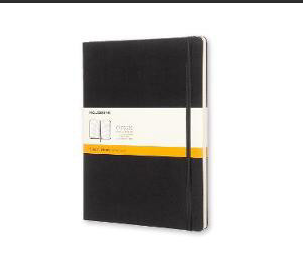 Moleskine Extra Large Ruled Notebook Hard Black - Moleskine Classic