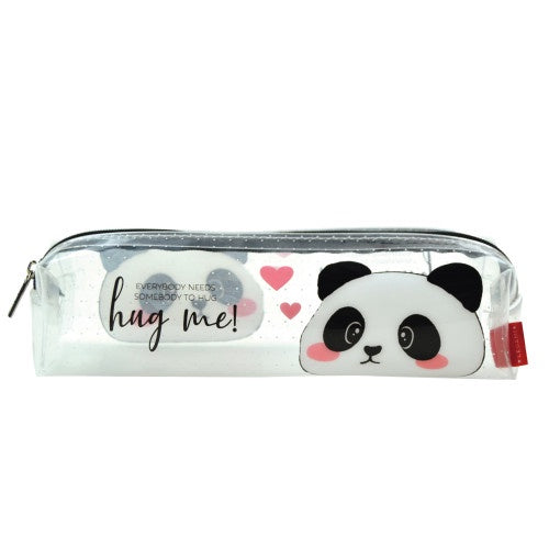 Transparent Pencil Case - Pencil Case - Transparent - Panda