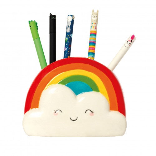 Ceramic Pen Holder - Desk Friends - Rainbow