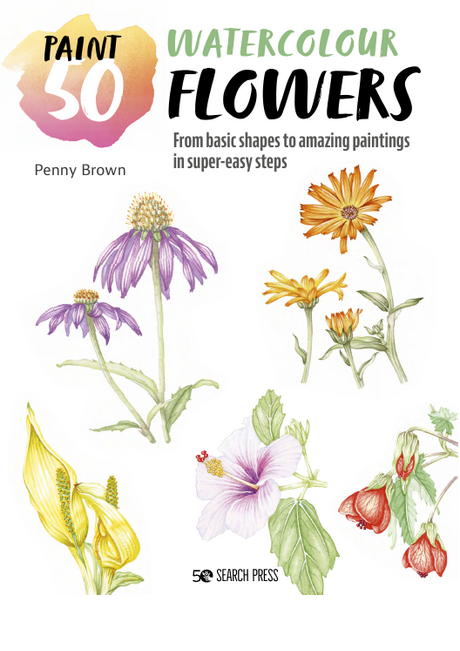 Paint 50 Flowers by Penny brown