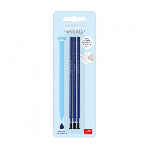 3 Pcs Erasable Pen Refills - Erasable Pen Refills - Blue