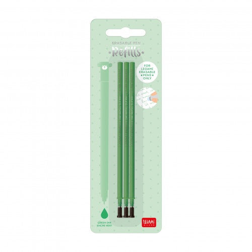 3 Pcs Erasable Pen Refills - Erasable Pen Refills - Green