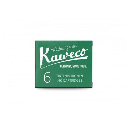 Kaweco Ink Cartridges 6 Pieces Palm Green