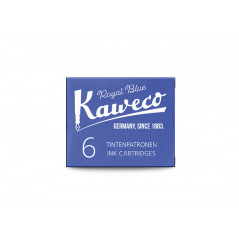 Kaweco Ink Cartridges 6 Pieces Royal Blue
