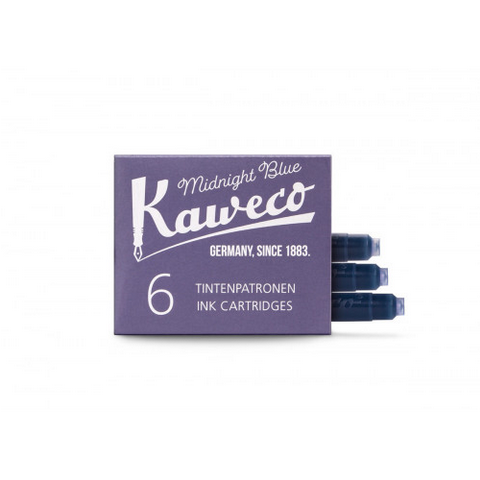 Kaweco Ink Cartridges 6 Pieces Midnight Blue