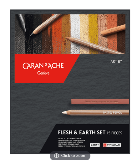 Caran d'Ache Assortment ART BY Skin Tones & Earth Set