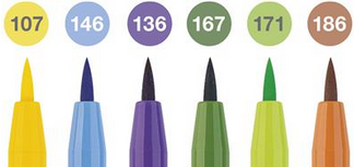 PITT Artist Brush Pen Set - 6 Summer Vibes - Faber Castell