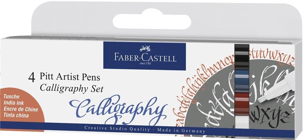 Pitt Artist Calligraphy Pen Wallet - Set of 4