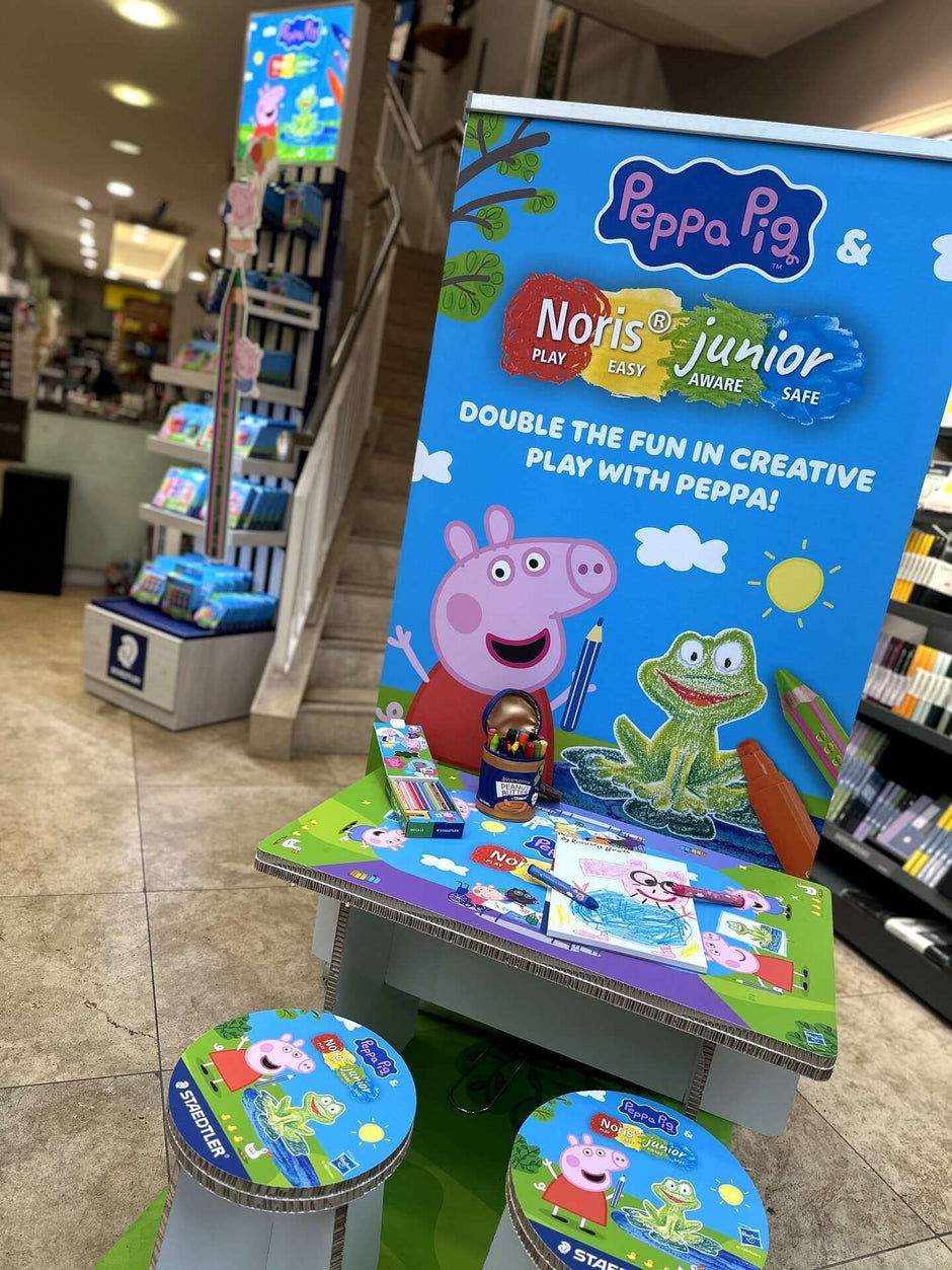 Peppa Pig & Noris junior: when a German pencil maker meets a small pink pig