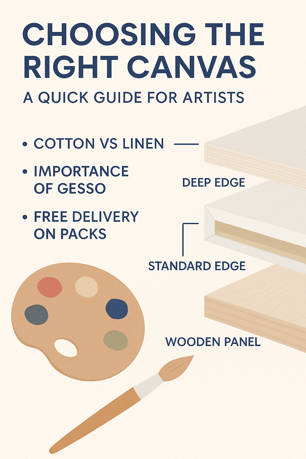 Canvas Types Design Choosing the Right Canvas: A Quick Guide for Artists – Bradbury Art