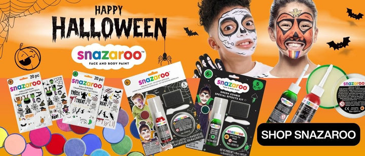 Four Halloween faces you can paint at home