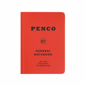 Penco Soft PP Notebook B7 Grid Red