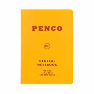 Penco Soft PP Notebook B6 Grid Yellow