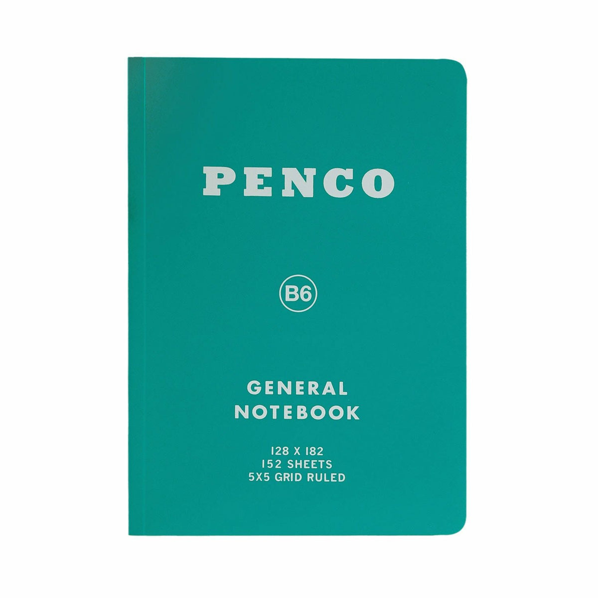 Penco Soft PP Notebook B6 Grid Green