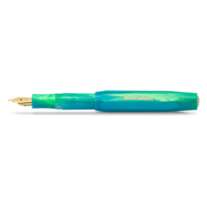 Kaweco Collection Marble Ocean fountain pen, full view on white square