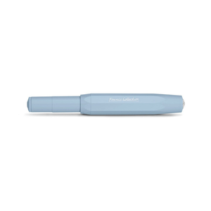 Kaweco Collection Mellow Blue fountain pen, posted, on white