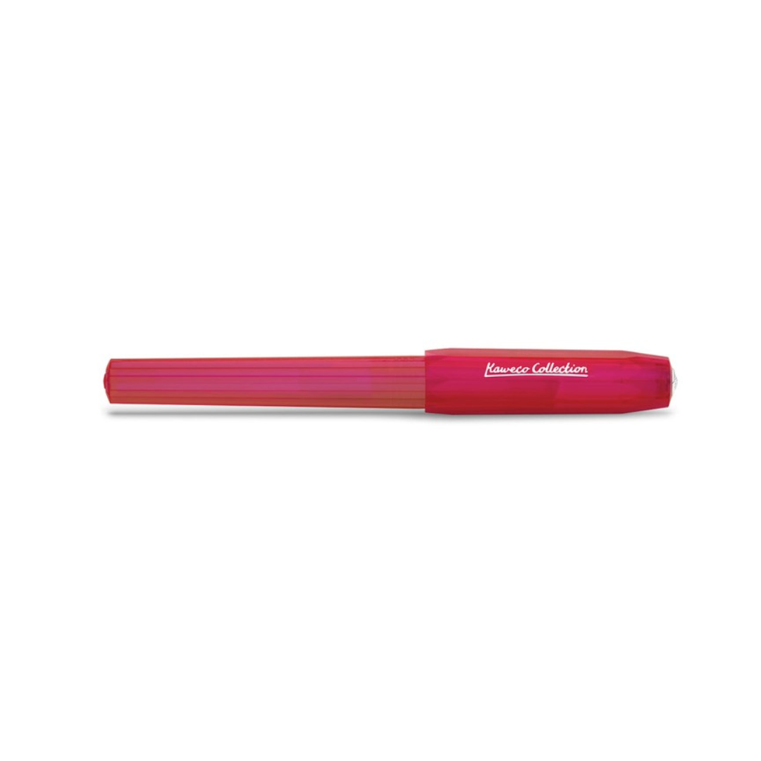 Kaweco Collection Perkeo Infrared fountain pen, uncapped detail, on white