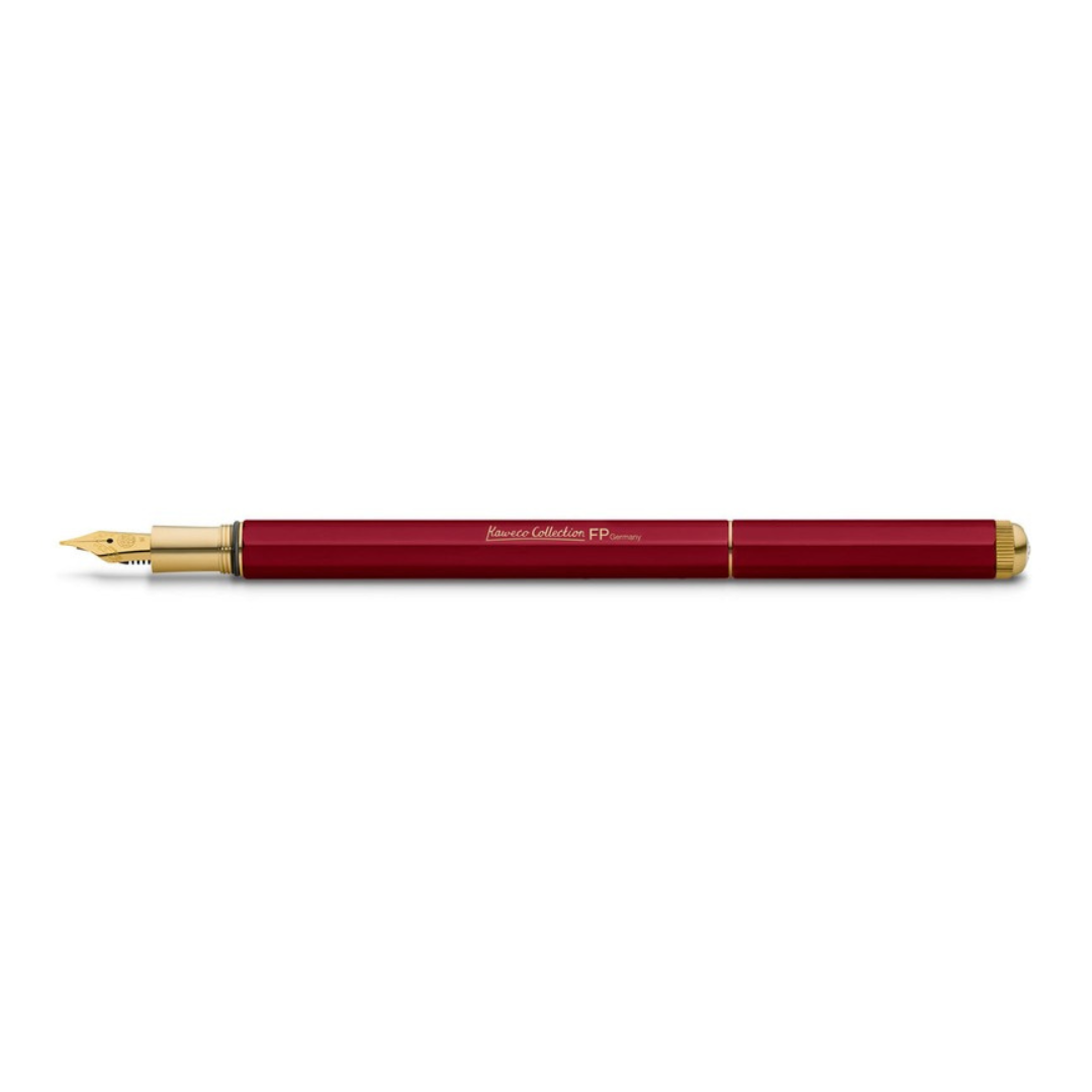 Kaweco Collection Special Red fountain pen, full view on white