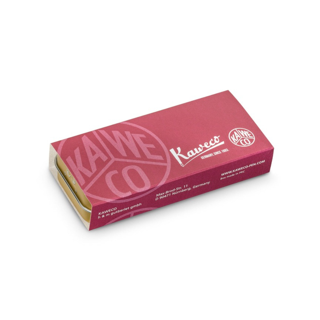 Kaweco Collection Ruby fountain pen presentation box, on white