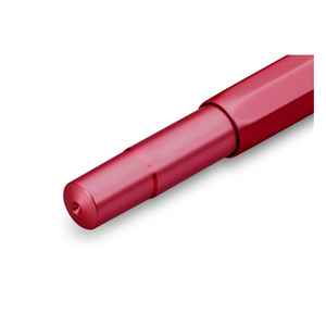 Kaweco Collection Ruby fountain pen, barrel detail, on white