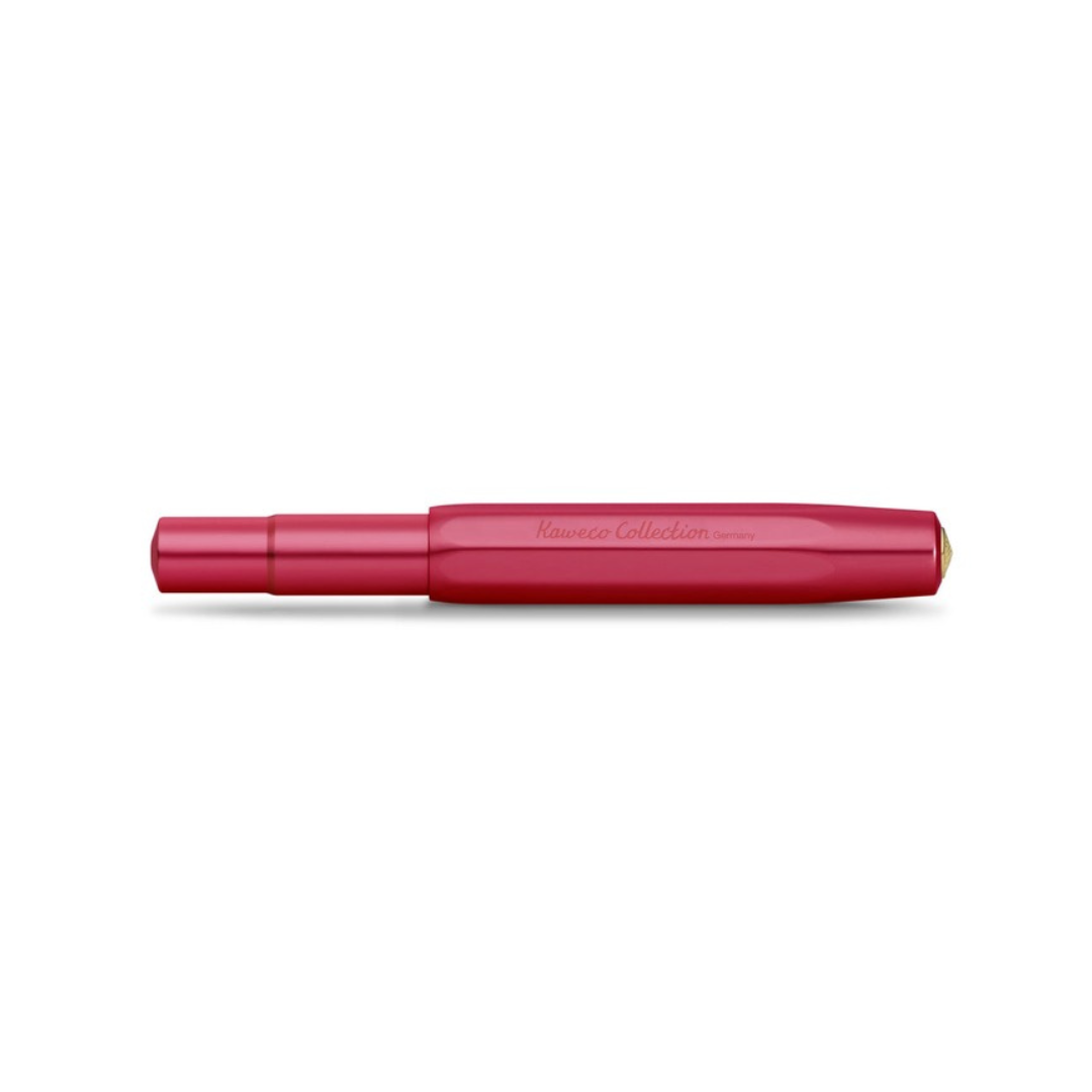 Kaweco Collection Ruby fountain pen, capped, on white