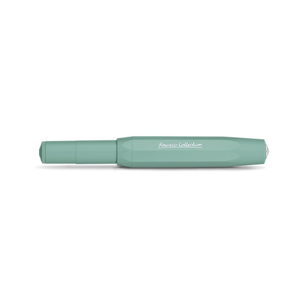 Kaweco Collection Smooth Sage fountain pen, capped, on white