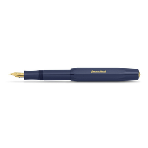 Kaweco Classic Sport Navy fountain pen, on white