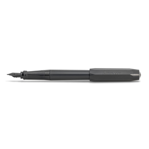 Kaweco Perkeo All Black fountain pen, on white