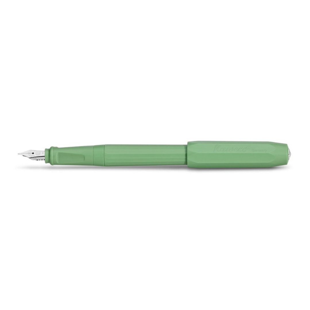Kaweco Perkeo Jungle Green fountain pen, on white
