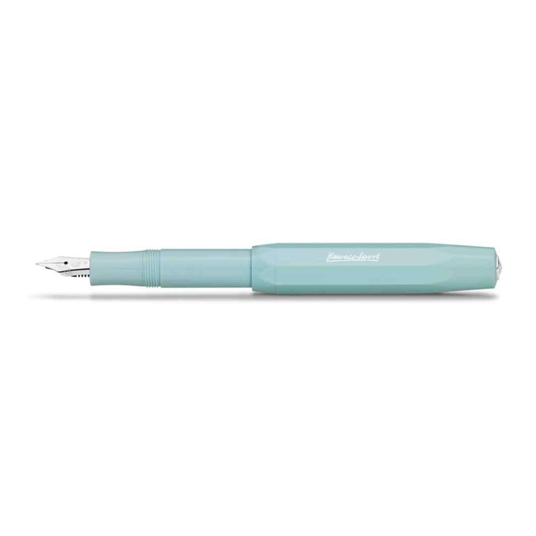 Kaweco Skyline Sport Mint fountain pen, on white